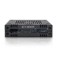 Icy Dock MB742SP-B, Schwarz, Metall, Kunststoff, 9.5 mm,...