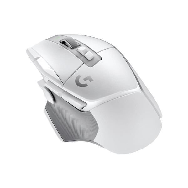 Logitech G G502 X Lightspeed, rechts, Optisch, RF Wireless, 25600 DPI, Weiß