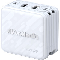 AVer Ladedock Core GO GC313 White 100W GaN HDMI