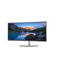 Dell UltraSharp U3423WE, 86,7 cm (34.1"), 3440 x 1440 Pixel, UltraWide Quad HD, LCD, 8 ms, Silber