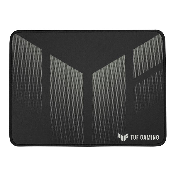ASUS TUF P1 Gaming, Schwarz, Grau, Abbildung, Tuch, Gummi, Anti-Rutsch-Basis, Gaming-Mauspad