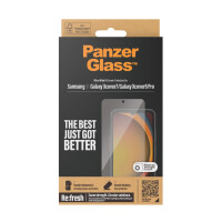 PanzerGlass ® Displayschutz Samsung Galaxy Xcover7 | Xcover6 Pro | Ultra-Wide Fit, Samsung, Samsung - Galaxy Xcover 6 Pro, Samsung - Galaxy Xcover 7, Trockene Anwendung, Kratzresistent, Schockresistent, Transparent, 1 Stück(e)