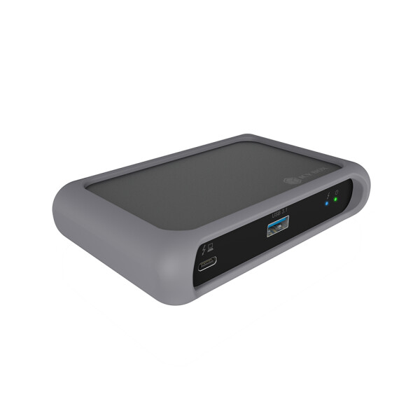 ICY BOX IB-HUB801-TB4, Thunderbolt 4, Thunderbolt 4, USB 3.2 Gen 2 (3.1 Gen 2) Type-A, 40000 Mbit/s, 60 Hz, 3840 x 2160, 7680 x 4320, Anthrazit, Schwarz