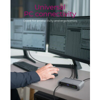 ICY BOX IB-HUB801-TB4, Thunderbolt 4, Thunderbolt 4, USB...