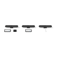 Logitech Rally Bar Huddle + Tap IP, Gruppen-Videokonferenzsystem, 4K Ultra HD, 4x, Graphit