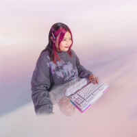 Logitech G G715, Kabellos, RF Wireless + Bluetooth, Mechanischer Switch, QWERTZ, RGB-LED, Weiß