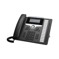 Cisco 7861, IP-Telefon, Schwarz, Silber, Kabelgebundenes...