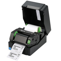 TSC TE300, Direkt Wärme/Wärmeübertragung, 300 x 300 DPI, 127 mm/sek, Kabelgebunden, Schwarz