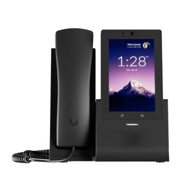 Ubiquiti Phone Touch, Smartphone, Kabelgebundenes Mobilteil, Freisprecheinrichtung, Schwarz