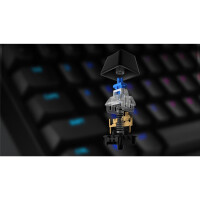 Logitech G Pro Gaming, Tenkeyless (80 - 87 %), Kabelgebunden, USB, Mechanischer Switch, RGB-LED, Schwarz