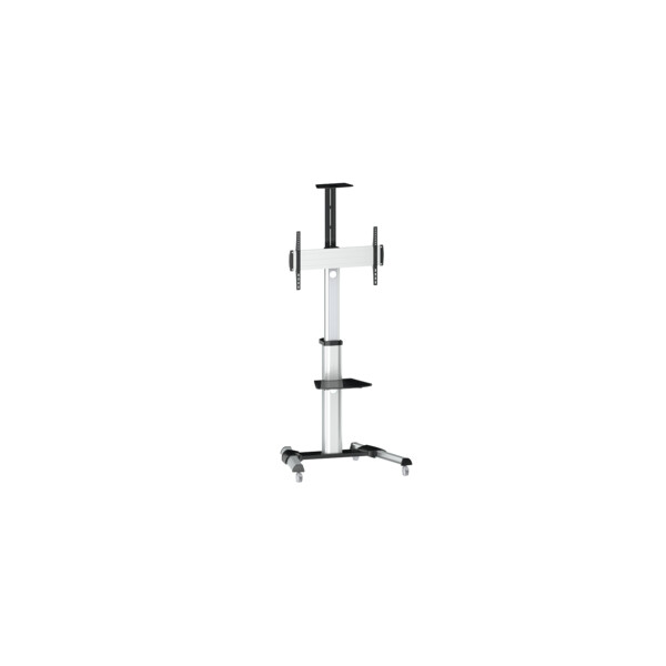 LogiLink BP0025, Multimedia-Wagen, Weiß, Flachbildschirm, 50 kg, 200 x 200,300 x 300,400 x 200,400 x 400,600 x 400, 5 - 12°