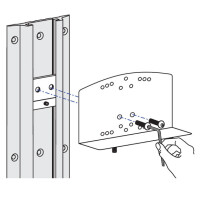 Ergotron Track Mount Bracket Kit for CPU Holders, 500 g,...