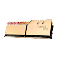 G.Skill Trident Z Royal F4-4000C18Q-128GTRG, 128 GB, 4 x 32 GB, DDR4, 4000 MHz