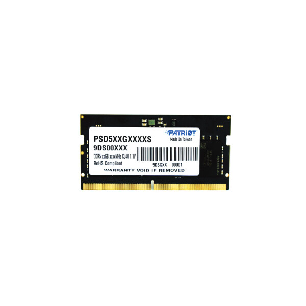 PATRIOT Memory Signature PSD532G48002S, 32 GB, 1 x 32 GB, DDR5, 4800 MHz, 262-pin SO-DIMM
