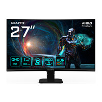 Gigabyte Dis 27 GBT GS27QCA QHD 180Hz IPS Curved - 1 ms - IPS