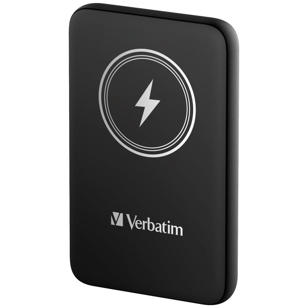 Verbatim Charge n Go, 10000 mAh, Lithium Polymer (LiPo), Quick Charge 3.0, Kabelloses Aufladen, Schwarz