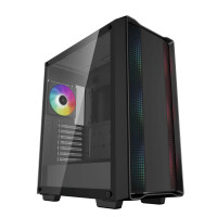 Deepcool CC560 ARGB V2, Midi Tower, PC, Schwarz, ATX,...