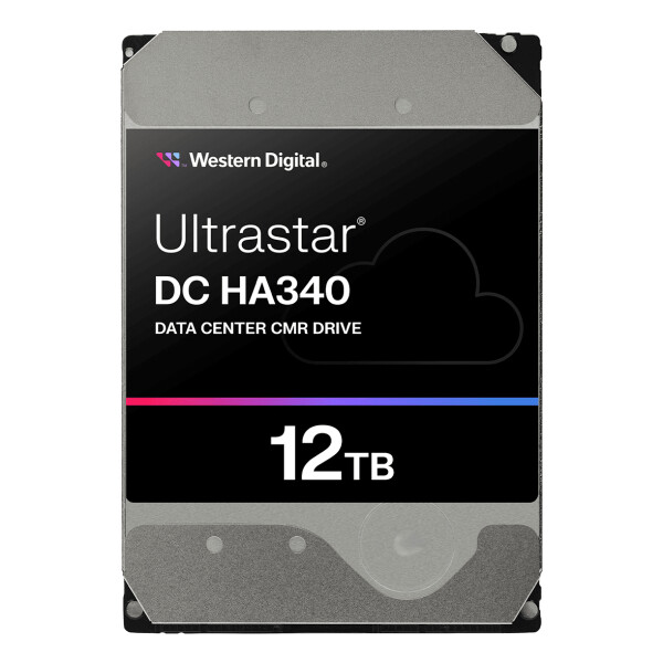 WD Ultrastar DC HA340, 12 TB, 7200 RPM, 512 MB, 3.5", SATA