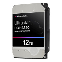 WD Ultrastar DC HA340, 12 TB, 7200 RPM, 512 MB, 3.5", SATA