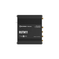 Teltonika RUTM11, Ethernet-WAN, Gigabit Ethernet, SIM-Karten-Slot, Schwarz