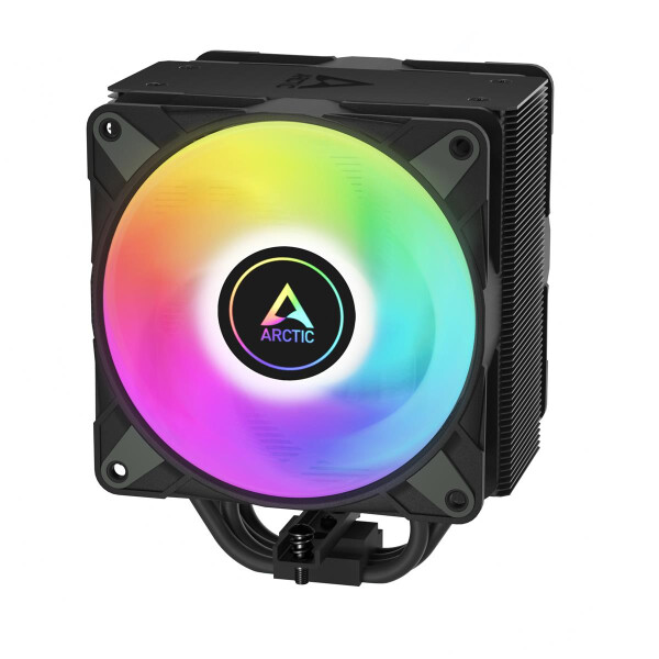 Arctic Freezer 36 A-RGB (Schwarz) Multikompatibler Tower CPU-Kühler mit A-RGB, Luftkühlung, 12 cm, 200 RPM, 2000 RPM, Schwarz