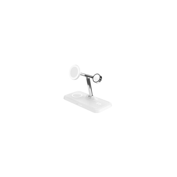 Targus Hyper HyperJuice Qi2 4 in 1 Charging Stand - White 4 1