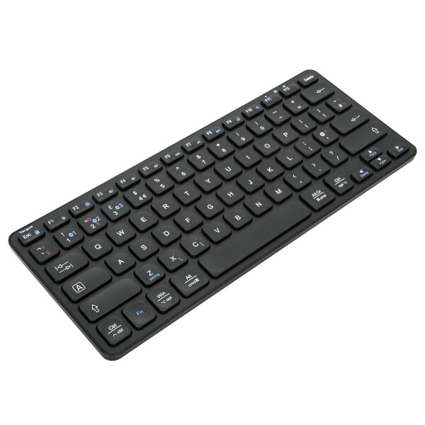 Targus AKB862UK, Mini, Kabellos, Bluetooth, Membran Key Switch, QWERTY, Schwarz
