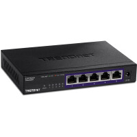 TRENDnet TEG-S380, Unmanaged, Gigabit Ethernet (10/100/1000), Vollduplex, Wandmontage