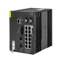 HPE Aruba Networking CX 4100i 12p 1GbE 8p Class4 PoE and 4p Class6 PoE 2p SFP+ DIN Mount, Managed, L2, Gigabit Ethernet (10/100/1000), Power over Ethernet (PoE), Rack-Einbau, 4U