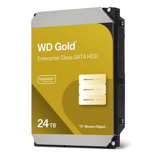 WD Gold WD242KRYZ, 24 TB, 7200 RPM, 512 MB, 3.5", Serial ATA III