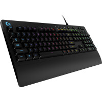 Logitech G G213 Prodigy Gaming Keyboard, Volle Größe (100%), Kabelgebunden, USB, Mechanischer Switch, RGB-LED, Schwarz