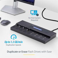 StarTech.com 1:15 USB Stick Klonstation und Löscher,...