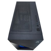AZZA Eclipse, Midi Tower, PC, Schwarz, ATX, 16,5 cm, 36 cm