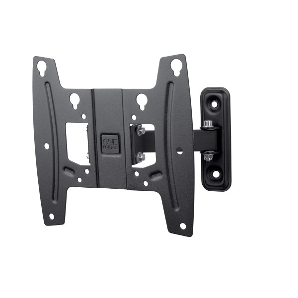 One for All SOLID, 48,3 cm (19"), 109,2 cm (43"), 75 x 75 mm, 200 x 200 mm, 0 - 15°, Schwarz