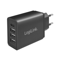 LogiLink Steckdosenadapter 1x USB-C & 3x USB-A 27W