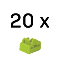 Lindy RJ45 Port Schlösse gruen 20 Stück