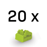 Lindy RJ45 Port Schlösse gruen 20 Stück