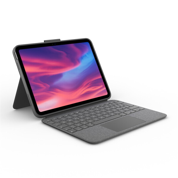 Logitech Combo Touch, QWERTY, Italienisch, 1,8 cm, 1 mm, Apple, iPad (10th gen) Model: A2696, A2757, A2777