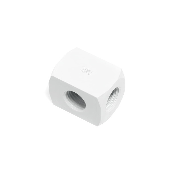 Alphacool 17629, Wasserblock, Messing, Weiß, 1/4", 22 mm, 30 mm