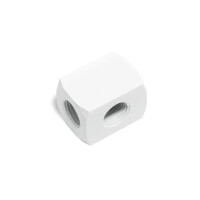 Alphacool 17629, Wasserblock, Messing, Weiß, 1/4", 22 mm, 30 mm