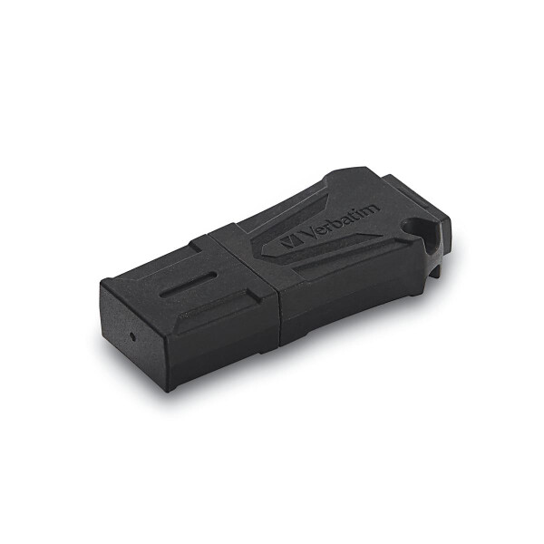 Verbatim ToughMAX - USB-Stick 64 GB - Schwarz, 64 GB, USB Typ-A, 2.0, Kappe, 7 g, Schwarz