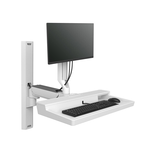 Ergotron 45-618-251, 68,6 cm (27"), 10,7 kg, 100 x 100 mm, Höhenverstellung, 21,7 kg, Weiß
