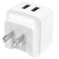 StarTech.com 2 Port USB Ladegerät / Netzteil - 2-fach Reiseladegerät 17 Watt / 3.4 Amp - Weiß, Drinnen, AC, 5 V, Weiß