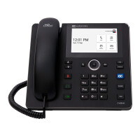 AudioCodes C455HD, IP-Telefon, Schwarz, Kabelgebundenes...