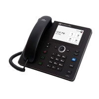 AudioCodes C455HD, IP-Telefon, Schwarz, Kabelgebundenes Mobilteil, Android, SIP-Info, 8 Zeilen