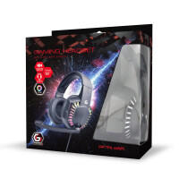 Gembird GHS-06, Kabelgebunden, Gaming, 20 - 20000 Hz, 370 g, Kopfhörer, Schwarz