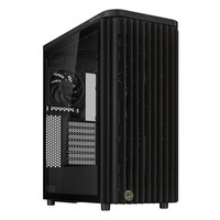 ASUS ProArt PA401 Wood TG PWM BLACK ATX Case -...