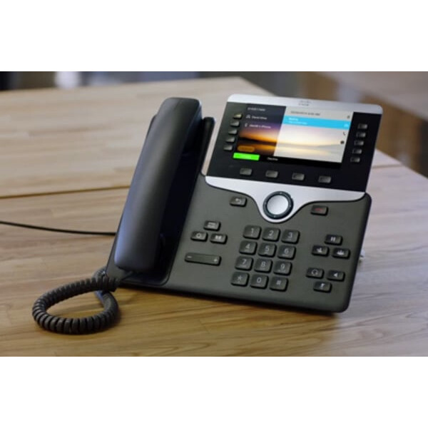 Cisco 8811, IP-Telefon, Schwarz, Kabelgebundenes Mobilteil, Tisch/Wand, LCD, 800 x 480 Pixel