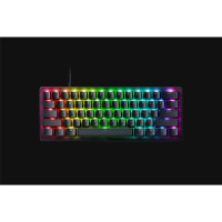 Razer Huntsman V3 Pro Mini, Kabelgebunden, USB, Optischer Schlüsselschalter, QWERTZ, RGB-LED, Schwarz