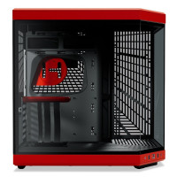 HYTE Y70, Midi Tower, PC, Schwarz, Rot, ATX, EATX, ITX, micro ATX, Mini-ATX, ABS, Stahl, Gehärtetes Glas, 18 cm
